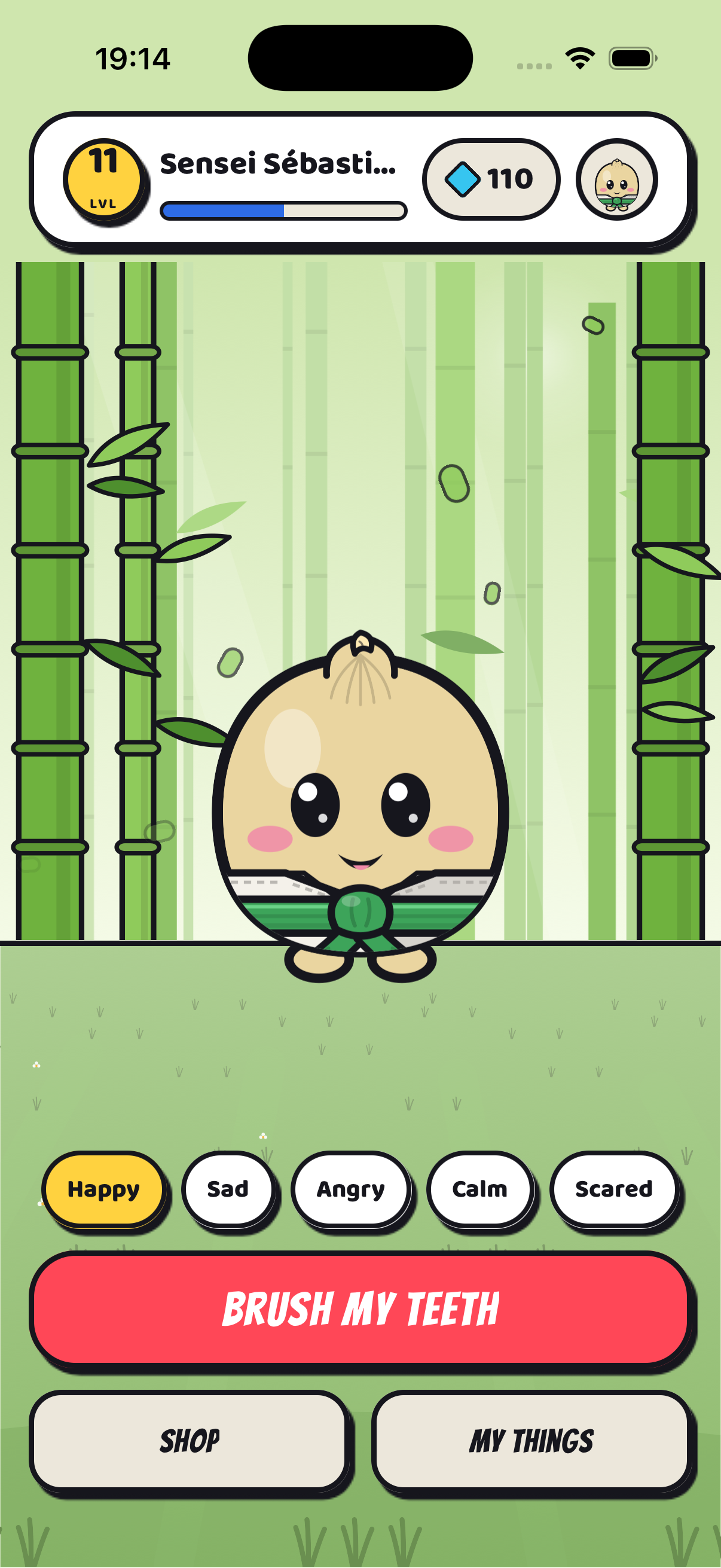 Home screen